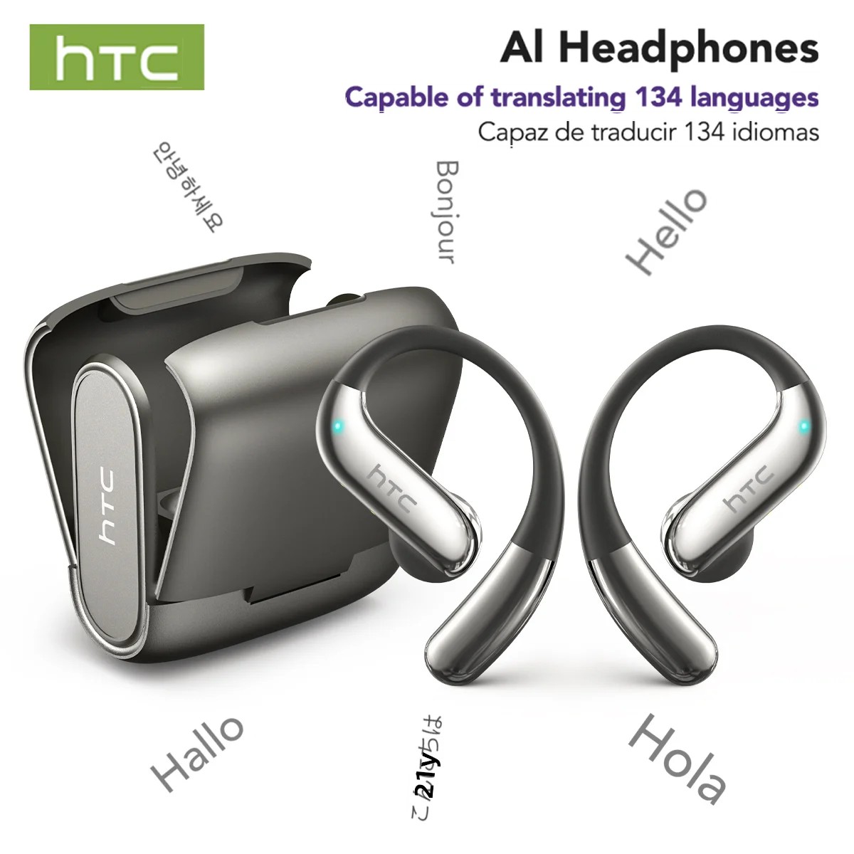 Wired Earphone Lightning - Auricolari Bluetooth V6.0 HTC NE23 OWS