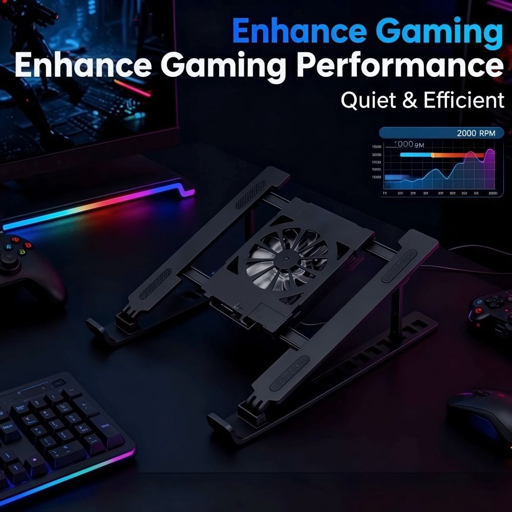 Cooling Stand Tablet - Supporto Universale per Laptop con Ventola,