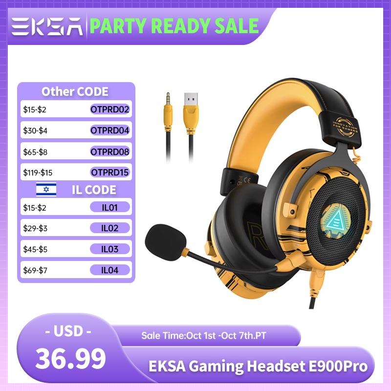 Cuffie da gioco EKSA E900 Pro  - Wired Earphone Lightning recensione e prezzo